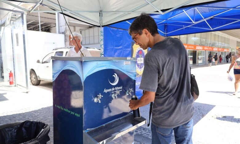 Niterói cria pontos de hidratação por causa da onda de calor – Prefeitura Municipal de Niterói