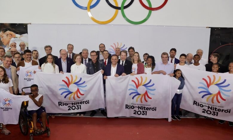 Rio-Niterói 2031 apresentam logomarca da candidatura conjunta para sediar Jogos Pan-Americanos e Parapan-Americanos