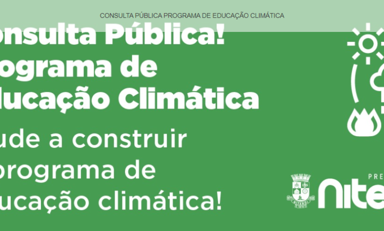 Prefeitura prorroga prazo da consulta pública sobre Educação Climática – Prefeitura Municipal de Niterói