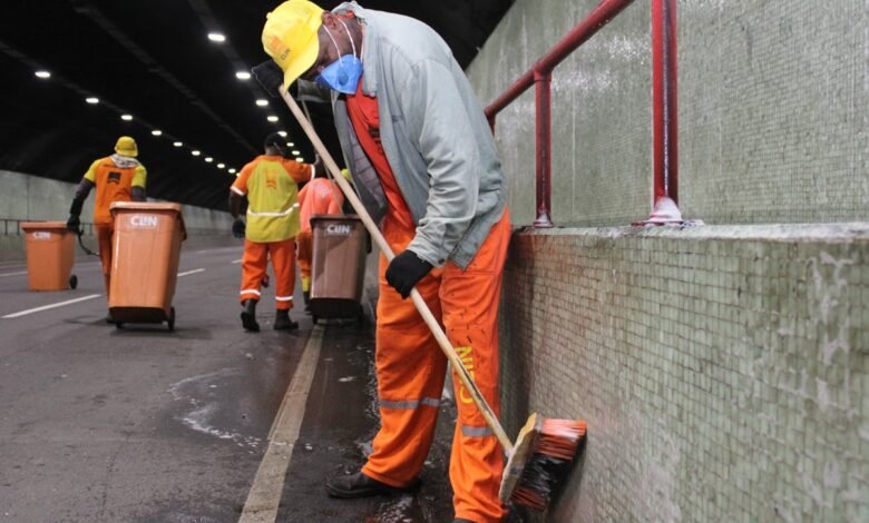 Companhia de Limpeza de Niterói realiza lavagem do Túnel Icaraí–São Francisco – Prefeitura Municipal de Niterói
