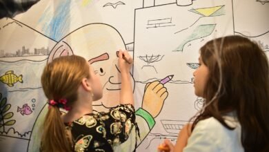 Nova expo do MAC transforma as paredes do museu em um grande livro de colorir – Prefeitura Municipal de Niterói