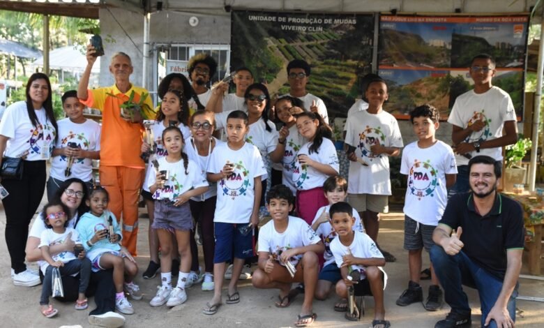 Crianças e jovens de projeto social visitam viveiro da Clin – Prefeitura Municipal de Niterói