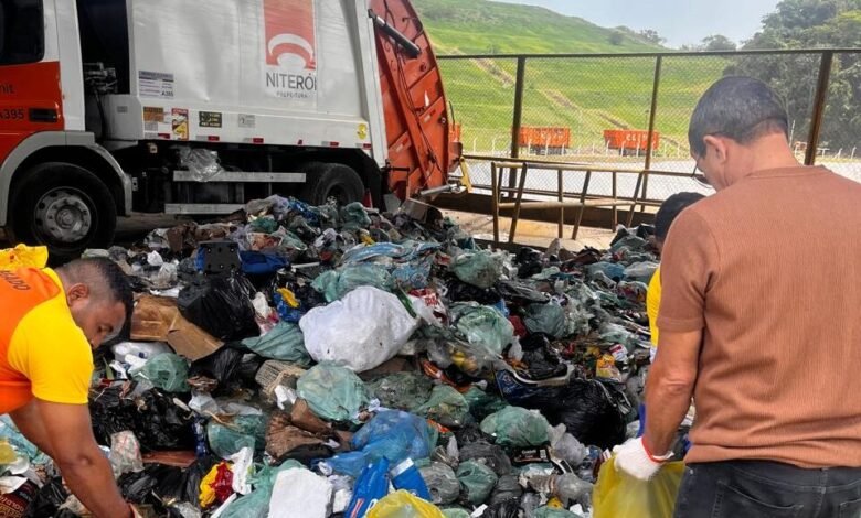 Niterói intensifica análise dos resíduos sólidos para melhorar ainda mais a limpeza urbana da cidade, já considerada a primeira do estado