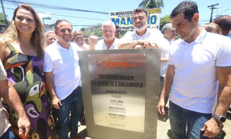 Prefeito Rodrigo Neves entrega obras de macrodrenagem nos bairros do Barreto e da Engenhoca, na Zona Norte – Prefeitura Municipal de Niterói