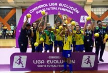 CT Niterói Joga em Rede sedia finais da Liga Evolución Sub-12 de futsal feminino e Brasil termina como vice-campeão