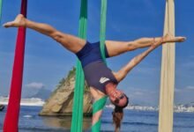 “Niterói de Todos os Ângulos” revela a força do tecido acrobático no Parque da Cidade – Prefeitura Municipal de Niterói