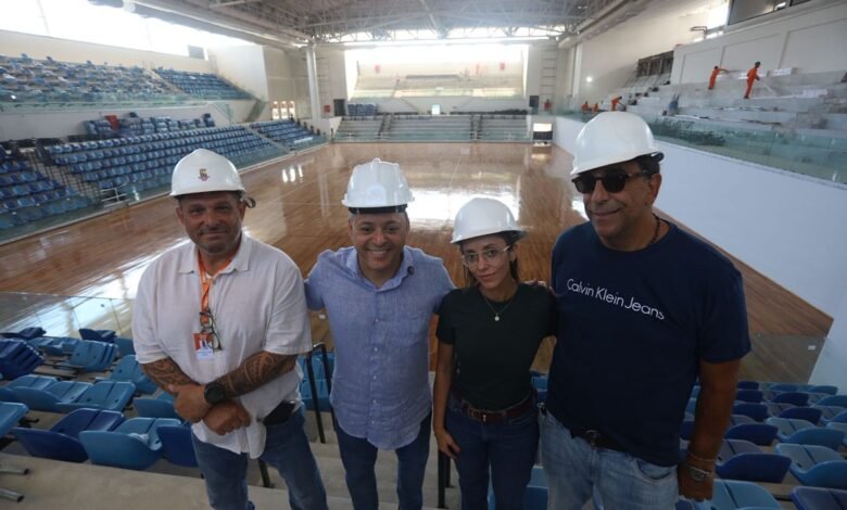 Prefeito Rodrigo Neves vistoria obra da Arena Niterói, que está na reta final – Prefeitura Municipal de Niterói