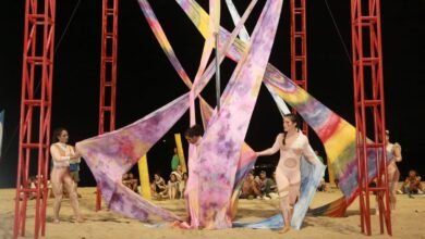 Espetáculo “Marcas do Passado” retorna à Praia de Icaraí neste sábado (30) com reflexão sobre a violência contra a mulher