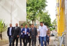 Prefeito Rodrigo Neves se reúne com secretários e representantes da Polícia Civil para vistoriar obras da Cidade da Polícia de Niterói