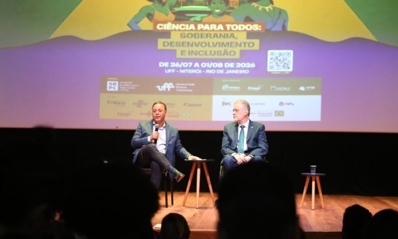 Prefeito Rodrigo Neves destaca parceria com a UFF e importância da ciência na construção de políticas públicas durante a SBPC