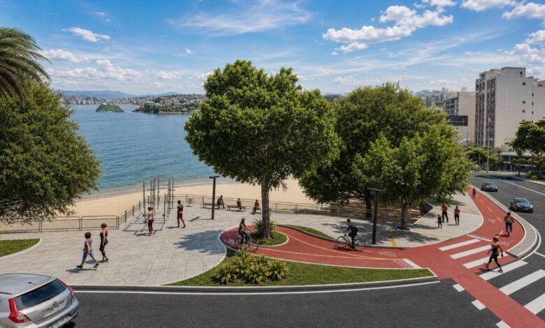 Orla de Icaraí será revitalizada com nova ciclovia, calçadão ampliado, banheiros e quiosques modernos e padronizados